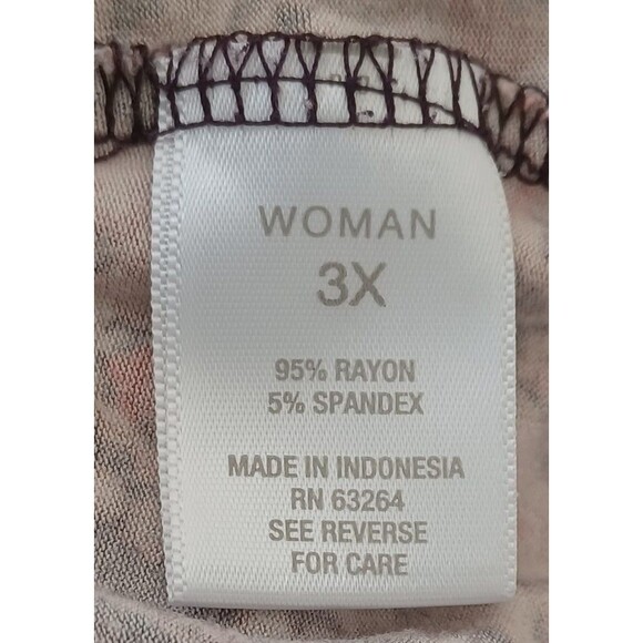 Westport 3X Shirt Top Women Paisley Roll Tab Sleeves Buttons - Picture 10 of 12